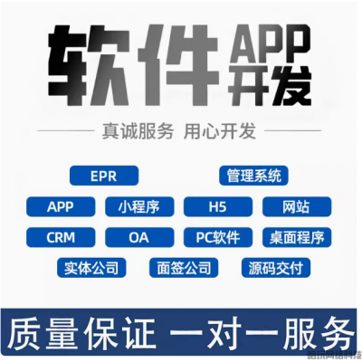 软件开发定制app代制作社交app开发电脑软件制作商城java代码编写